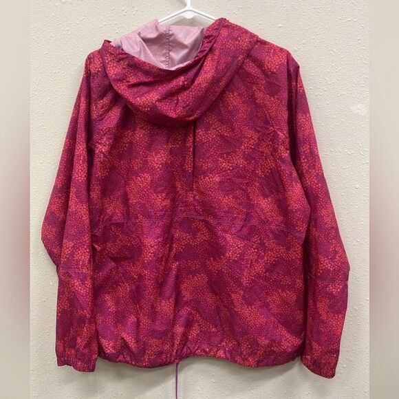 Columbia Women’s full zip Vibrant Pink Raincoat Large - Picture 3 of 3